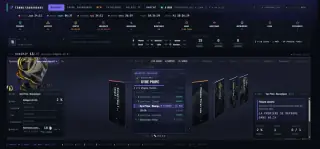 L’onglet roadmap du HUD : le flux en arc