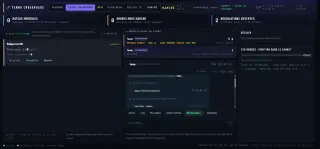 L’onglet Trade Dashboard du HUD